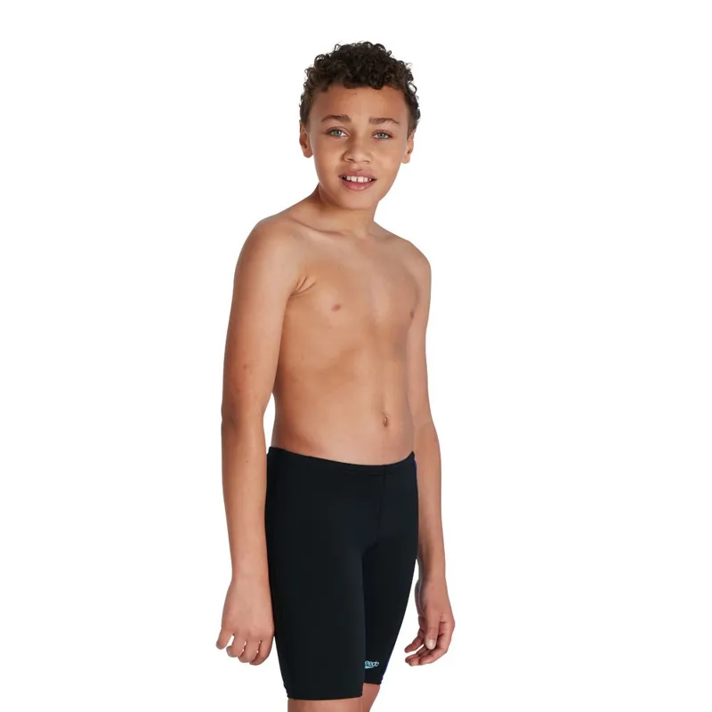 Speedo Boys Digital Allover Panel Jammer Black/Navy-7